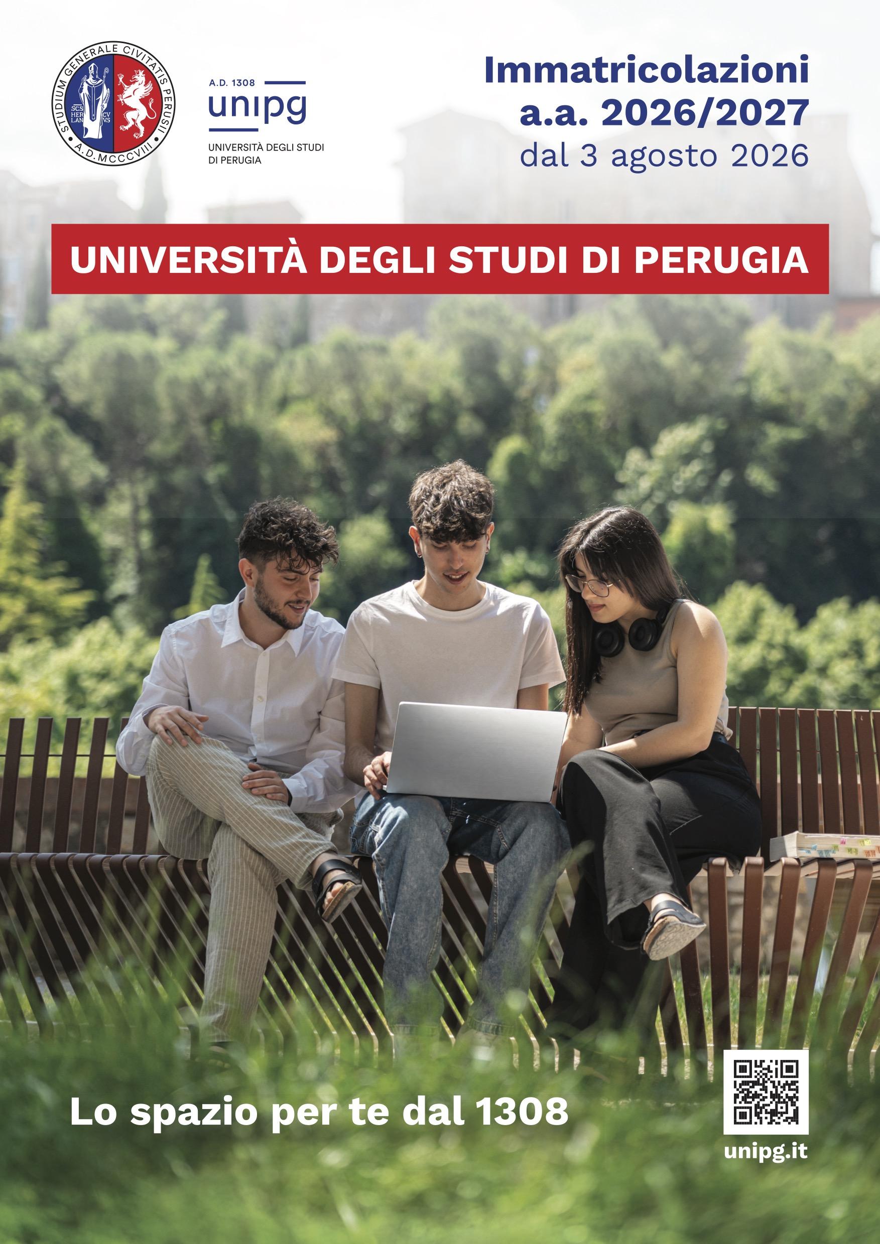 01 campagna immatricolazioni 26 27 universita degli studi di perugia