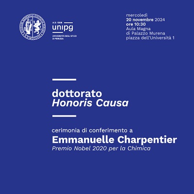 Conferimento Dottorato Honoris Causa a Emmanuelle Charpentier