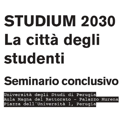 Idee progettuali per l’area della Conca di Perugia, il 3 e 4 ottobre presentazione