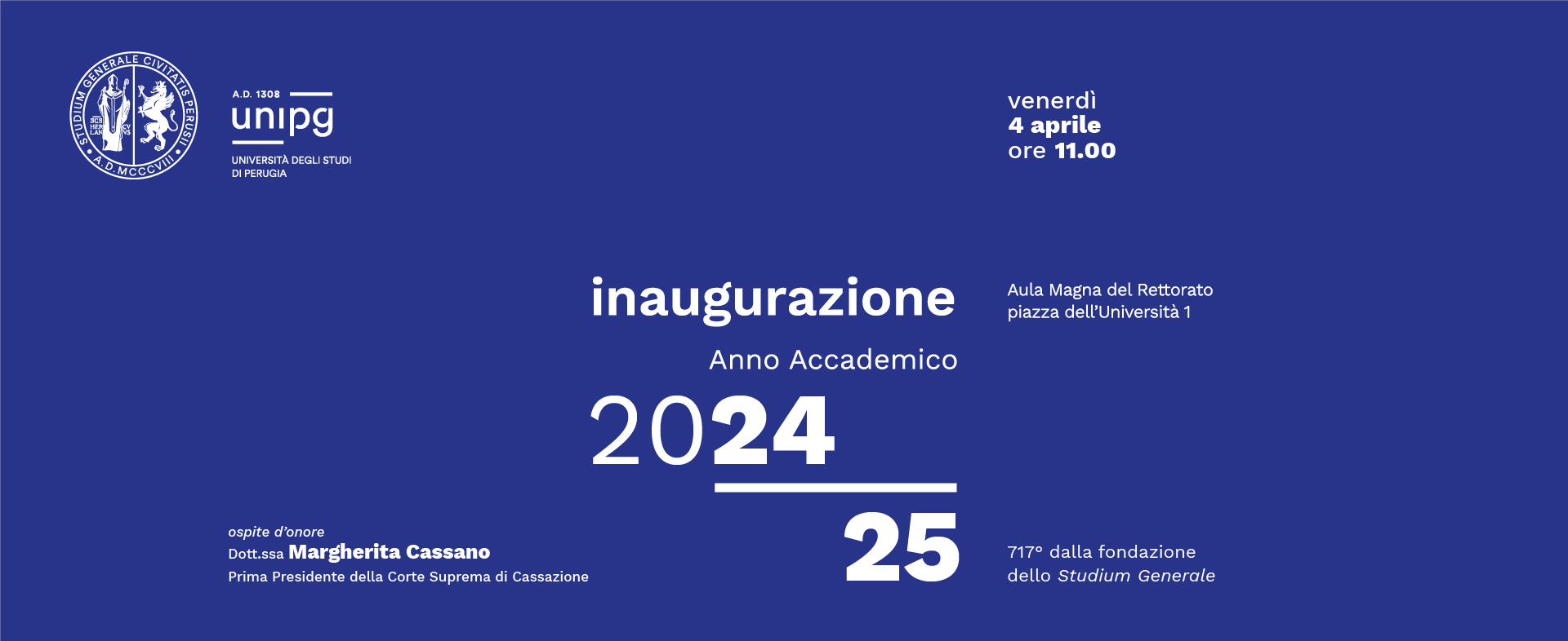 Inaugurazione dell'anno accademico 2024/2025